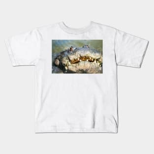 Big Smiling Alligator Kids T-Shirt